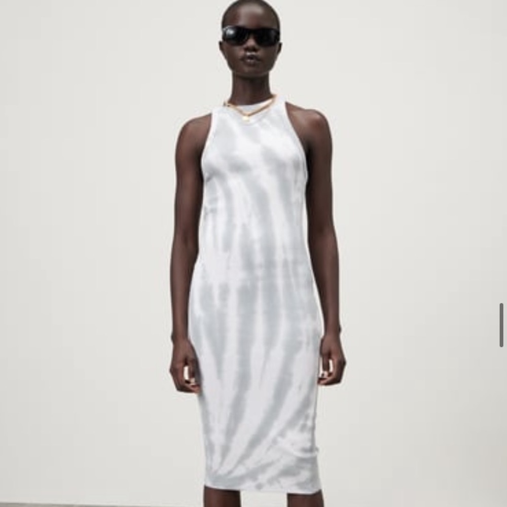 Tie Dye Ribbed Dress